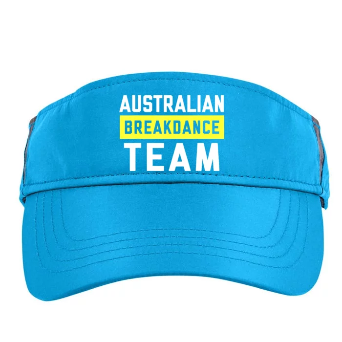 Australian Breakdancing Costume Team Break Dancer Matching Adult Drive Performance Visor