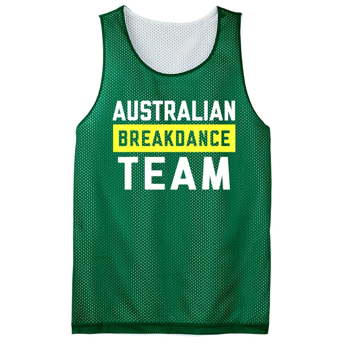 Australian Breakdancing Costume Team Break Dancer Matching Mesh Reversible Basketball Jersey Tank