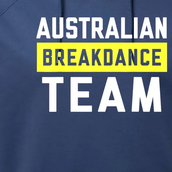 Australian Breakdancing Costume Team Break Dancer Matching Performance Fleece Hoodie