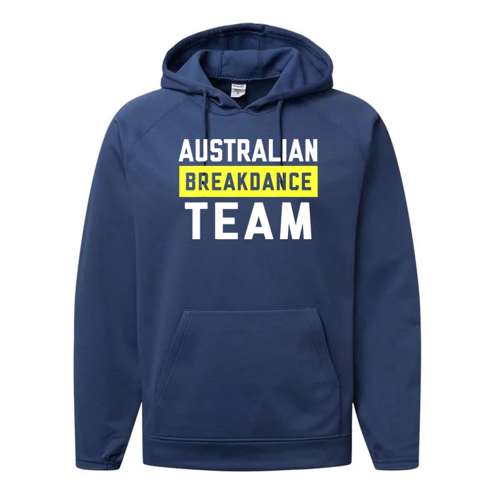 Australian Breakdancing Costume Team Break Dancer Matching Performance Fleece Hoodie