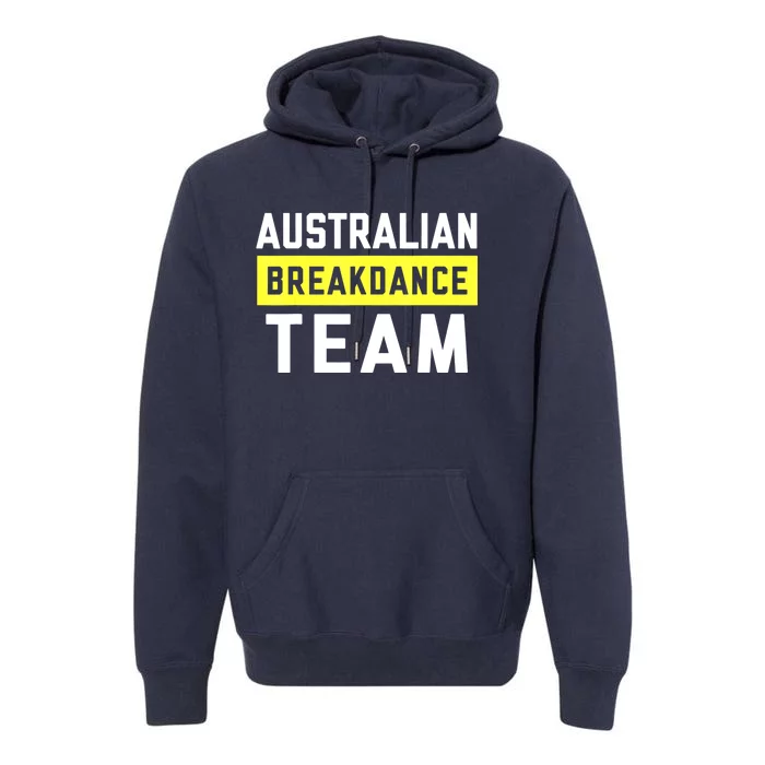 Australian Breakdancing Costume Team Break Dancer Matching Premium Hoodie