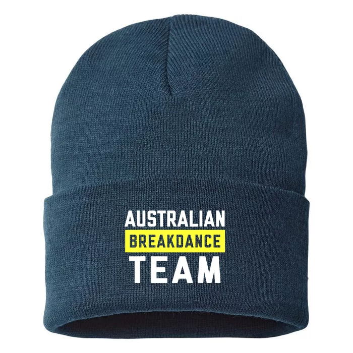 Australian Breakdancing Costume Team Break Dancer Matching Sustainable Knit Beanie