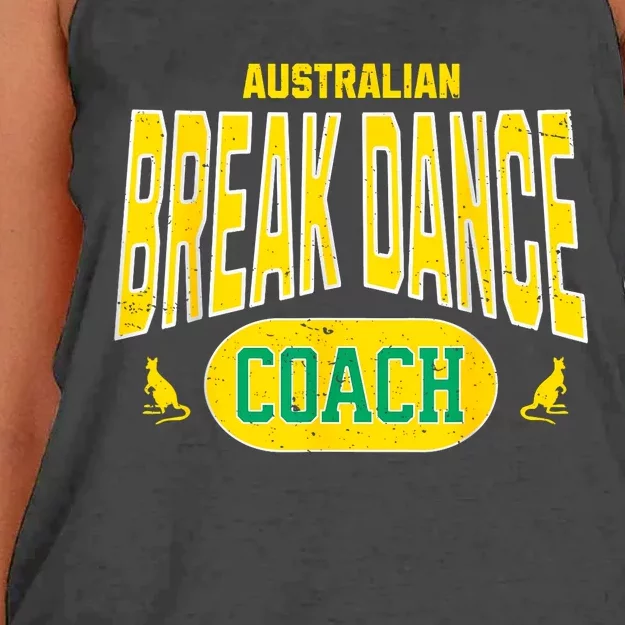 Australian Breakdance Coach Costume Outfit Halloween Party Women's Knotted Racerback Tank