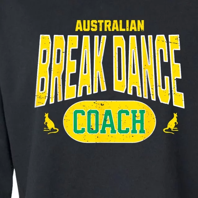 Australian Breakdance Coach Costume Outfit Halloween Party Cropped Pullover Crew