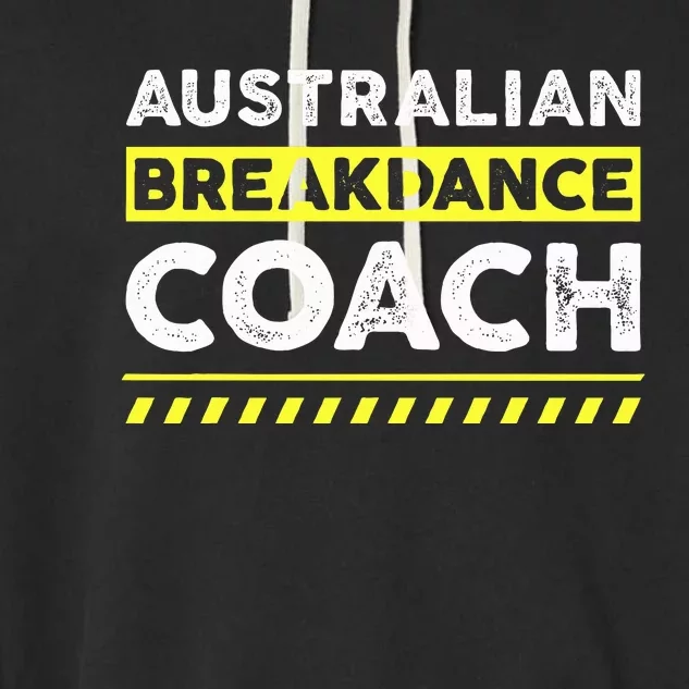 Australian Breakdancing Costume Matching Coach Break Dancer Garment-Dyed Fleece Hoodie