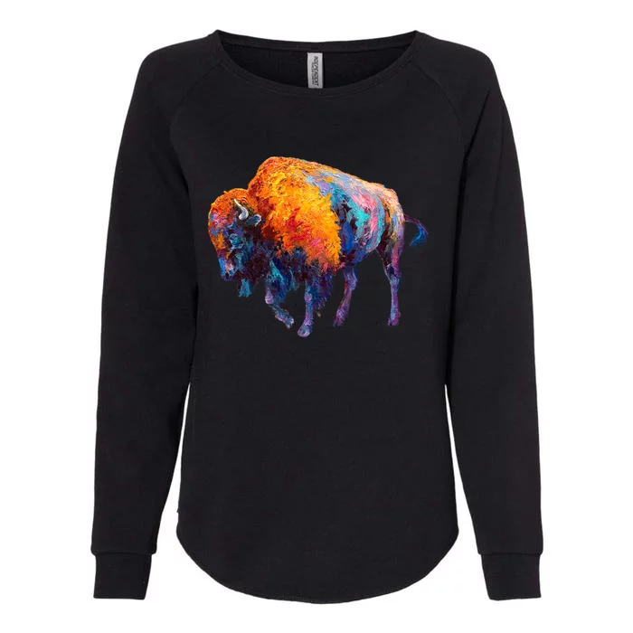 American Buffalo Cute Gift Buffalo Cute Gift American Bison Cute Gift Meaningful Womens California Wash Sweatshirt