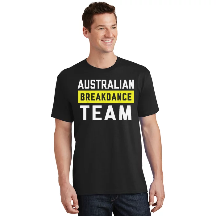 Australian Breakdancing Costume Team Break Dancer Matching T-Shirt