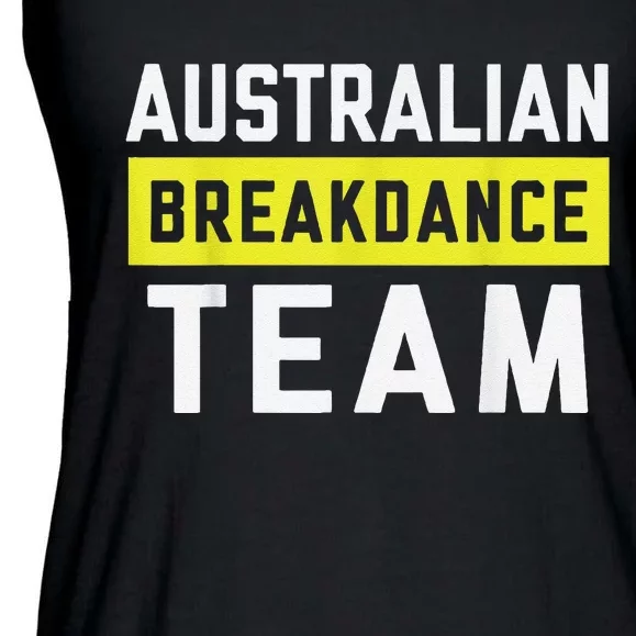 Australian Breakdancing Costume Team Break Dancer Matching Ladies Essential Flowy Tank