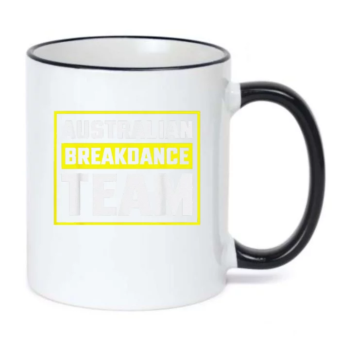 Australian Breakdance Costume Team Matching Black Color Changing Mug