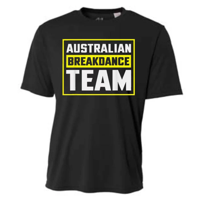 Australian Breakdance Costume Team Matching Cooling Performance Crew T-Shirt