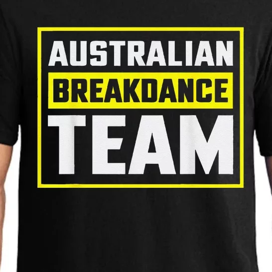 Australian Breakdance Costume Team Matching Pajama Set