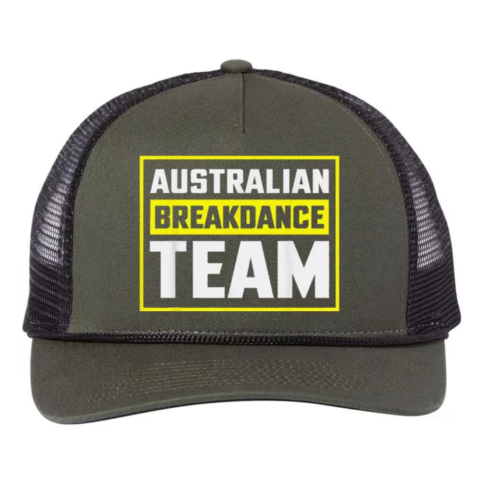 Australian Breakdance Costume Team Matching Retro Rope Trucker Hat Cap