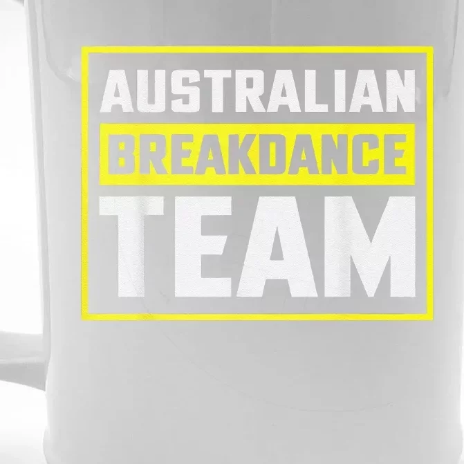 Australian Breakdance Costume Team Matching Front & Back Beer Stein