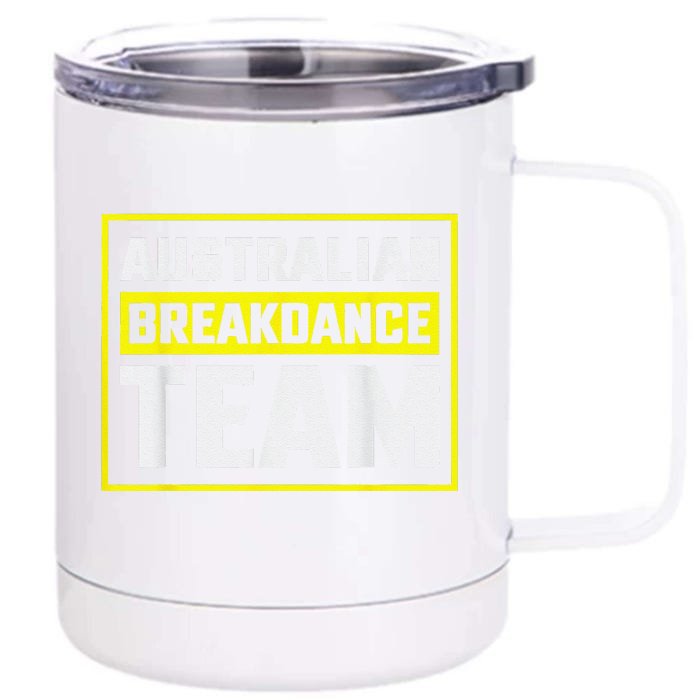 Australian Breakdance Costume Team Matching Front & Back 12oz Stainless Steel Tumbler Cup