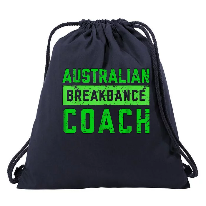 Australian Breakdancing Costume Coach Break Dancer Matching Drawstring Bag