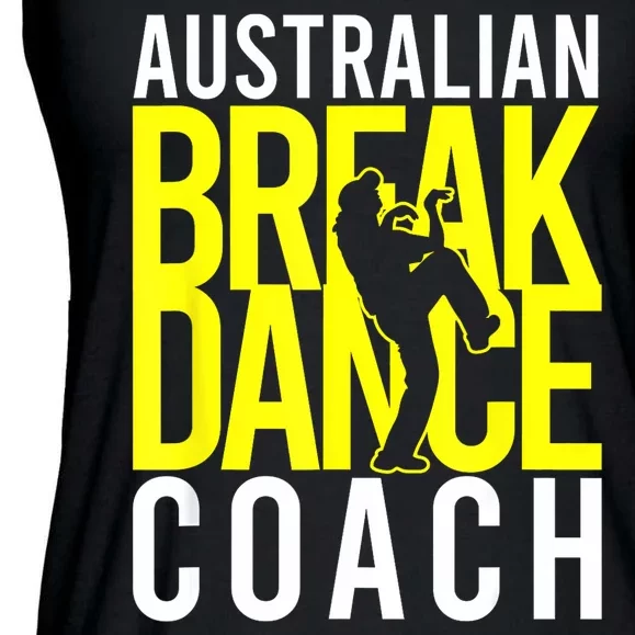 Australian Breakdance Coach Ladies Essential Flowy Tank