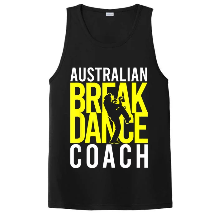 Australian Breakdance Coach Performance Tank