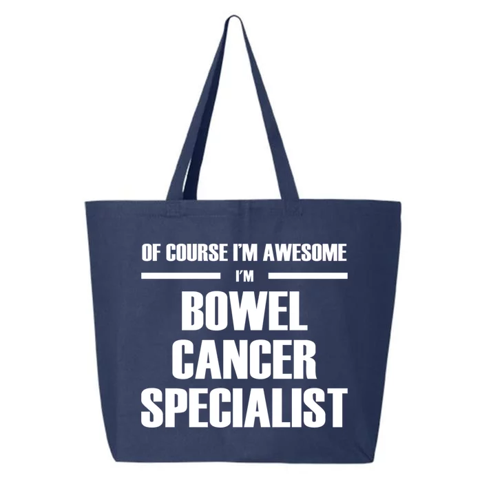 Awesome Bowel Cancer Specialist Gift 25L Jumbo Tote