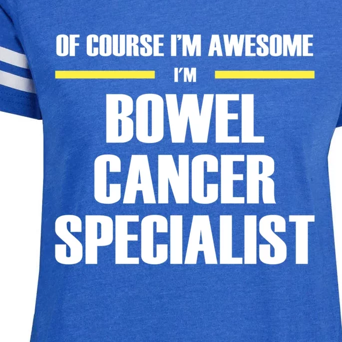 Awesome Bowel Cancer Specialist Gift Enza Ladies Jersey Football T-Shirt