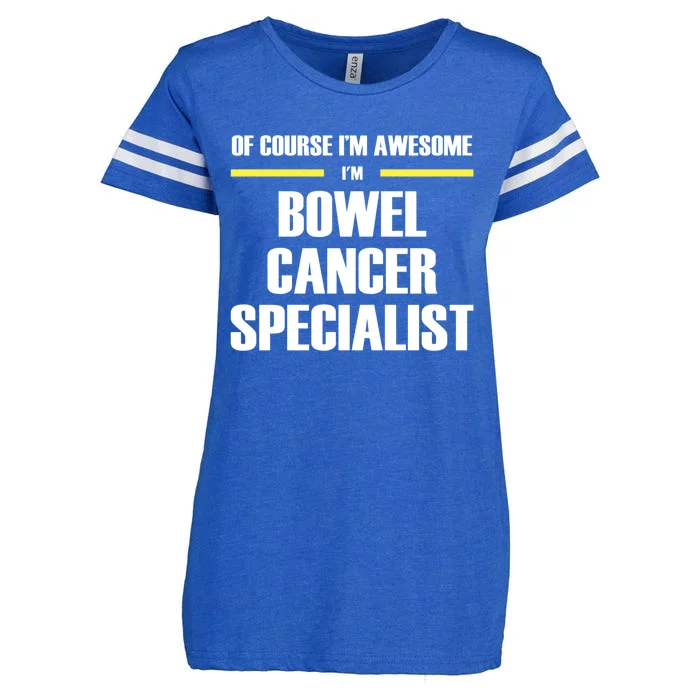 Awesome Bowel Cancer Specialist Gift Enza Ladies Jersey Football T-Shirt