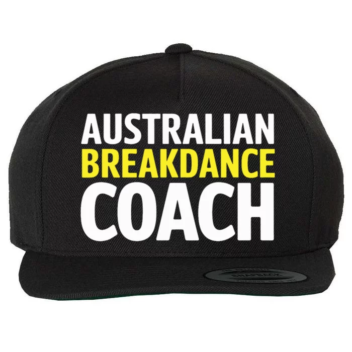 Australian Breakdancing Costume Break Dancer Coach Matching Wool Snapback Cap