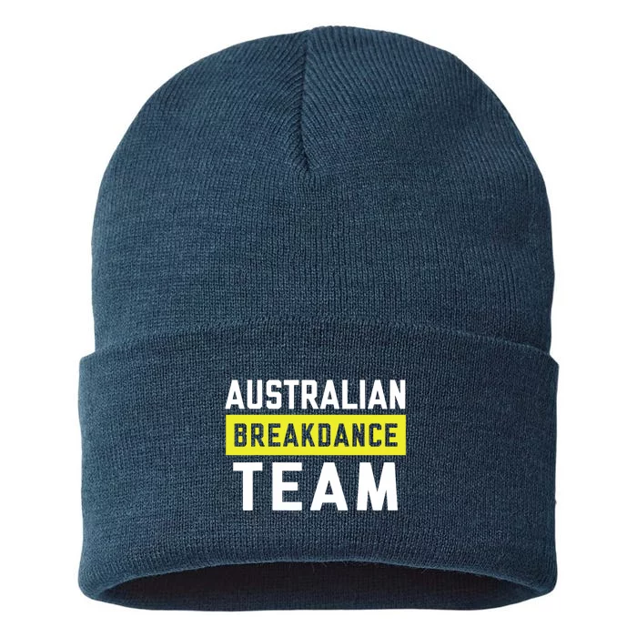 Australian Breakdancing Costume Team Break Dancer Matching Sustainable Knit Beanie