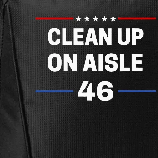 Anti Biden Clean Up On Aisle 46 Impeach Biden Political City Backpack