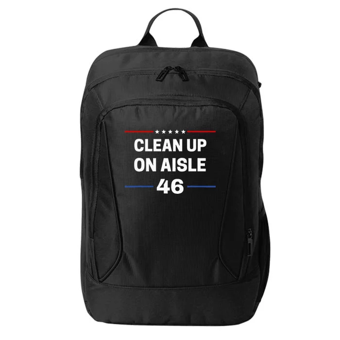 Anti Biden Clean Up On Aisle 46 Impeach Biden Political City Backpack