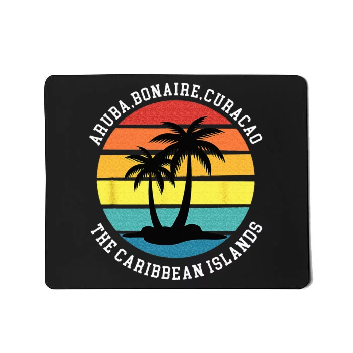 Aruba Bonaire Curacao The Caribbean Islands Vacation Mousepad