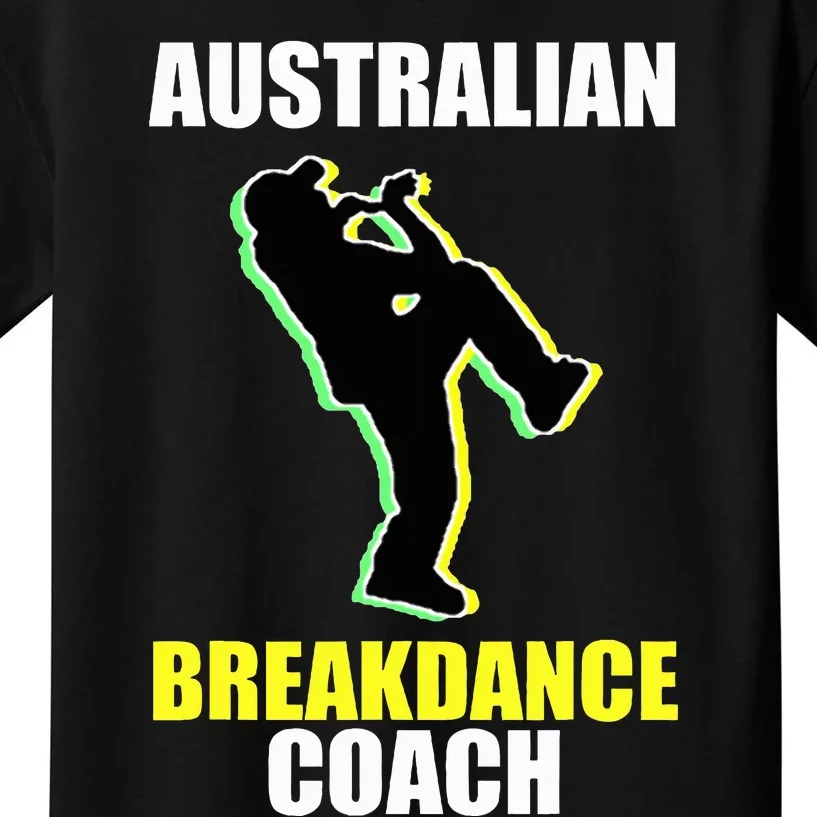 Australian Breakdance Coach Halloween Costume Break Dancer Kids T-Shirt