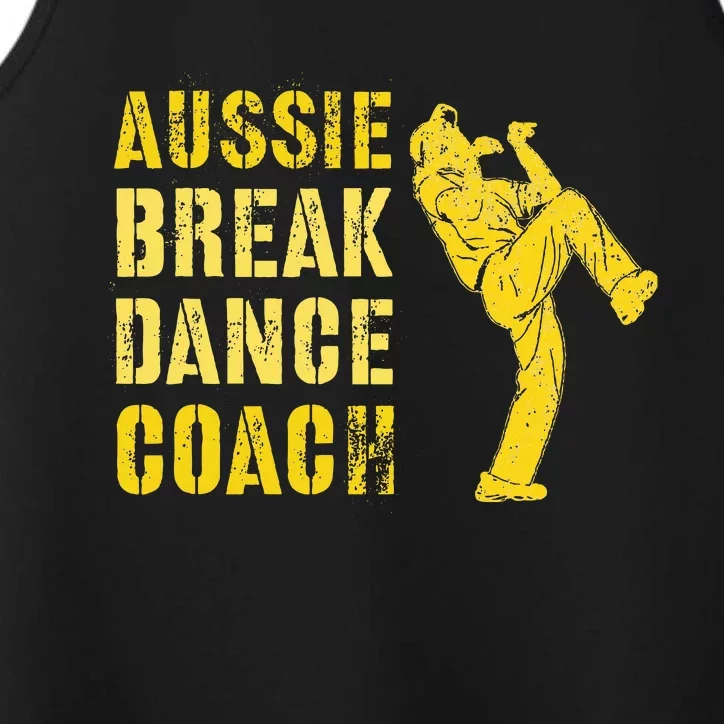 Australian Breakdance Coach Breaking Dance Costume Performance Tank