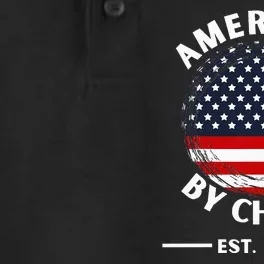 American By Choice Est 1989 Dry Zone Grid Performance Polo