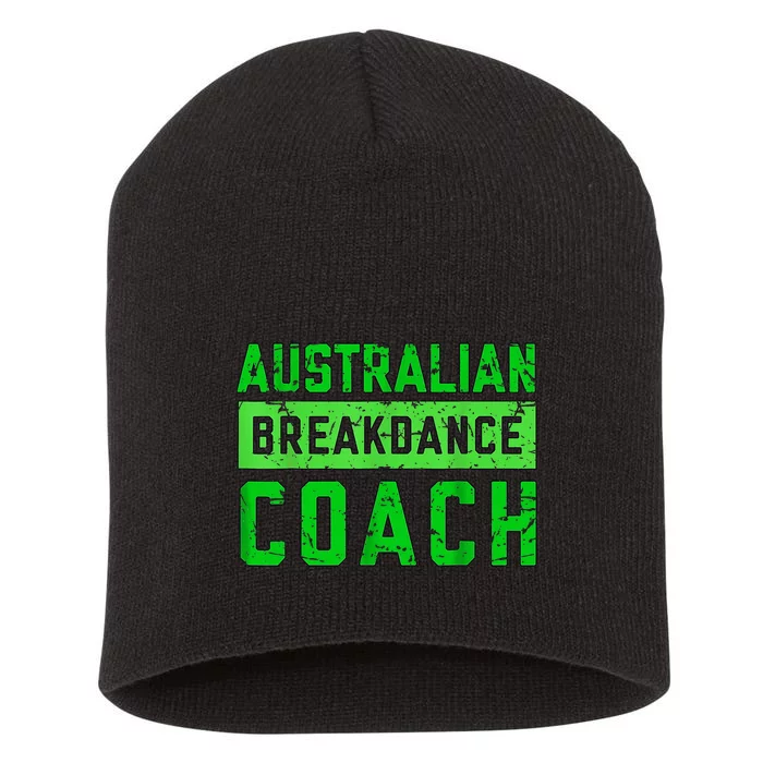 Australian Breakdancing Costume Coach Break Dancer Matching Short Acrylic Beanie