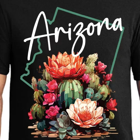 Arizona Blooming Cactus Flowers Love State Of Arizona Cute Pajama Set