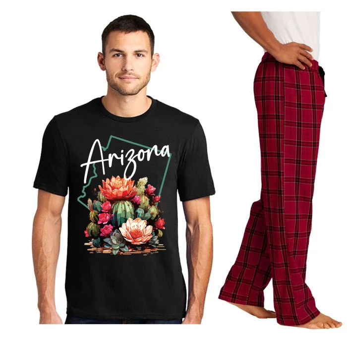 Arizona Blooming Cactus Flowers Love State Of Arizona Cute Pajama Set