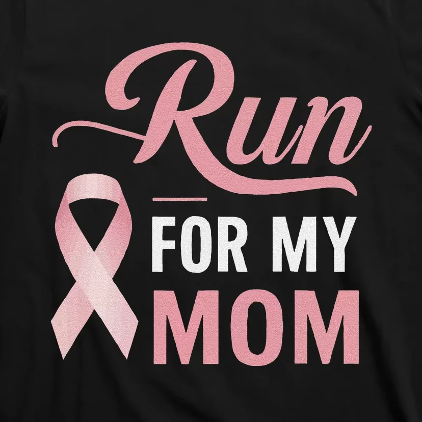 Athletics Breast Cancer Awareness Month Runner Pin.K Ribbon T-Shirt