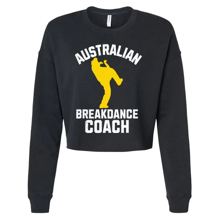 Australian Breakdance Coach Halloween Group Costume Matching Cropped Pullover Crew