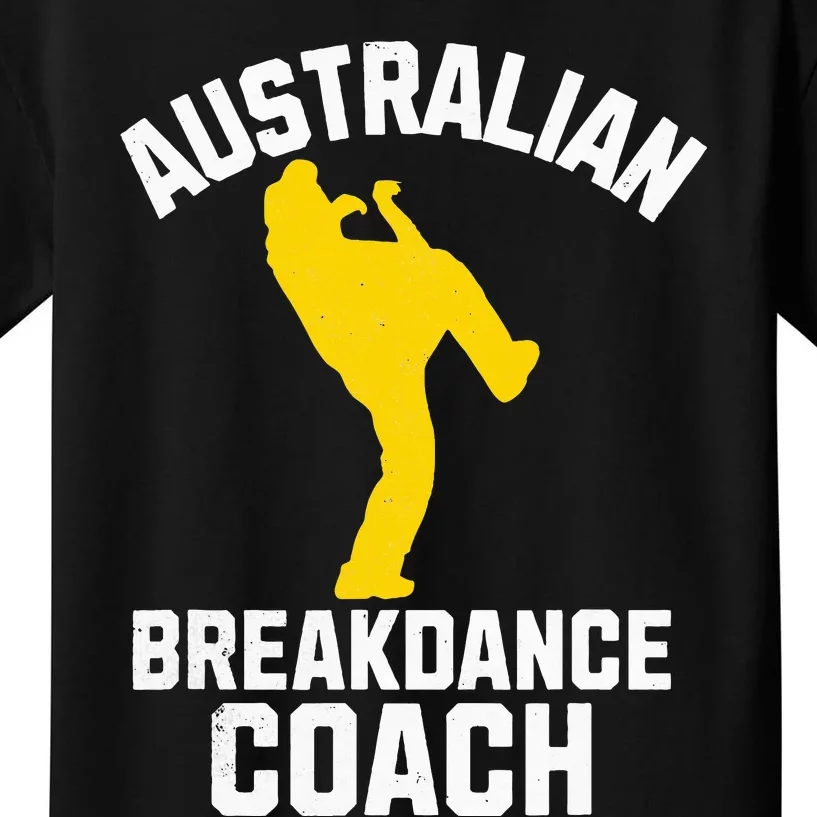 Australian Breakdance Coach Halloween Group Costume Matching Kids T-Shirt