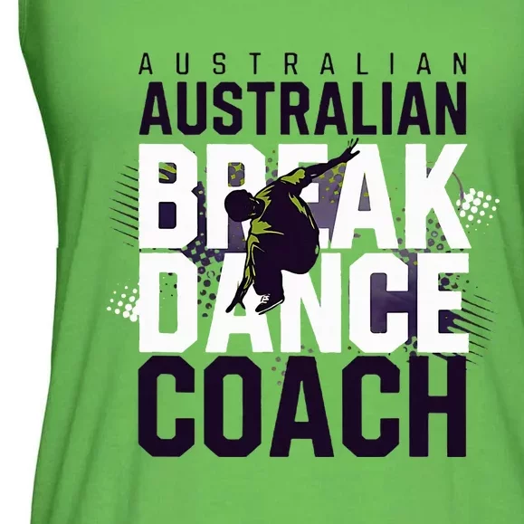 Australian Breakdancing Costume Coach Break Dancer Matching Ladies Essential Flowy Tank