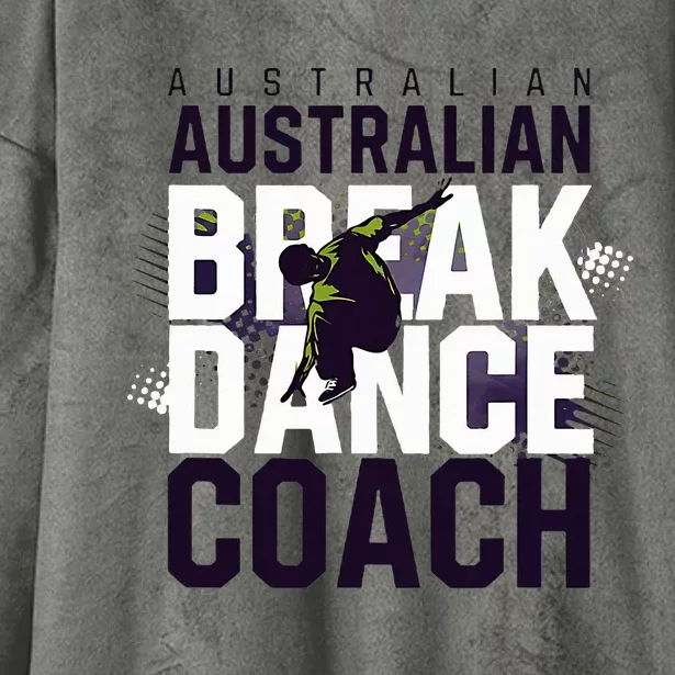 Australian Breakdancing Costume Coach Break Dancer Matching Hooded Wearable Blanket