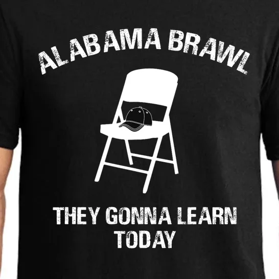 Alabama Brawl Chair Shirts A Mass Brawl Breaks Out On Alabama Pajama Set