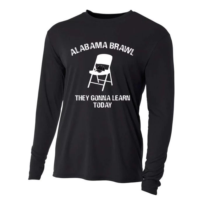 Alabama Brawl Chair Shirts A Mass Brawl Breaks Out On Alabama Cooling Performance Long Sleeve Crew