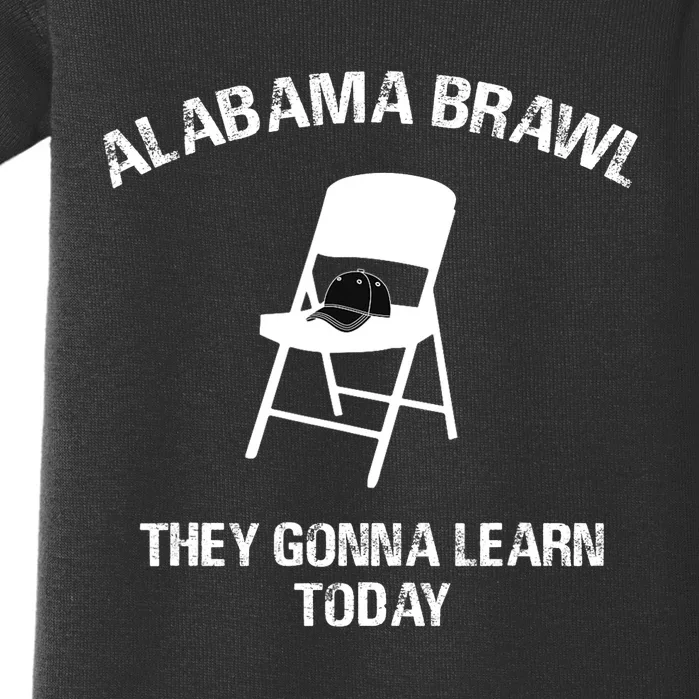 Alabama Brawl Chair Shirts A Mass Brawl Breaks Out On Alabama Baby Bodysuit