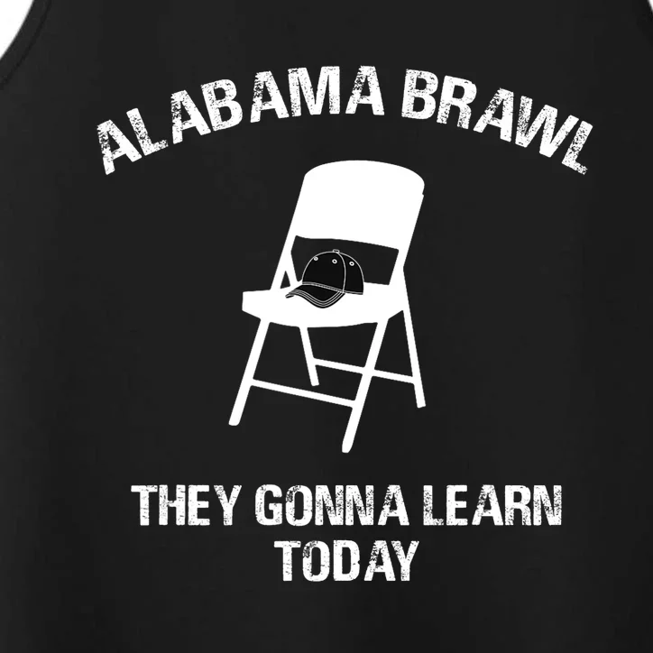 Alabama Brawl Chair Shirts A Mass Brawl Breaks Out On Alabama Performance Tank