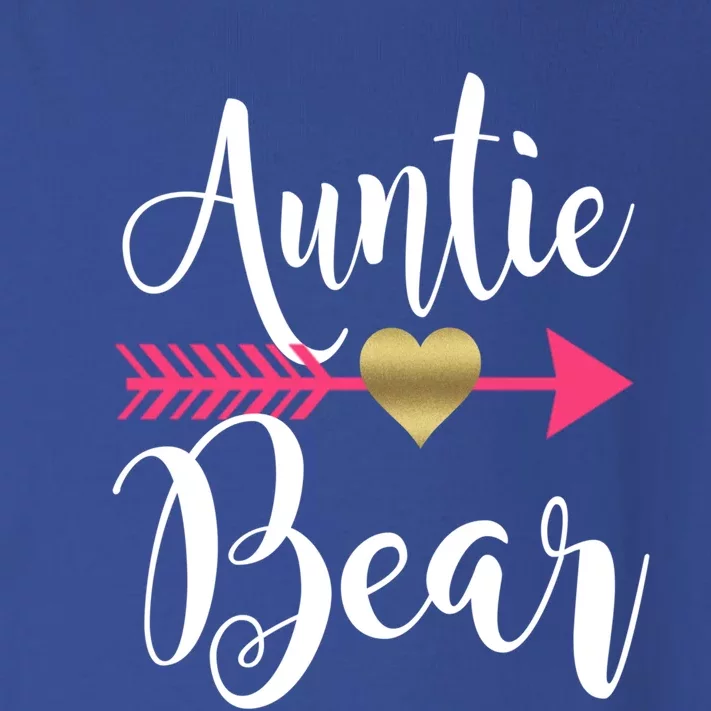 Auntie Bear Cute Aunt Niece Nephew Aunts Funny Gift Toddler Long Sleeve Shirt