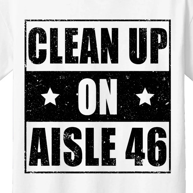 Anti Biden Clean Up On Aisle 46 Impeach Biden Kids T-Shirt