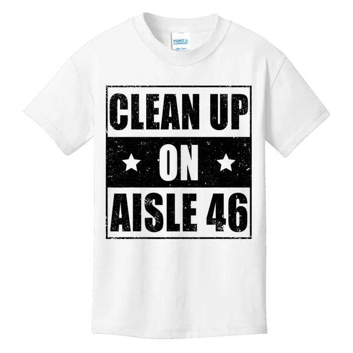 Anti Biden Clean Up On Aisle 46 Impeach Biden Kids T-Shirt