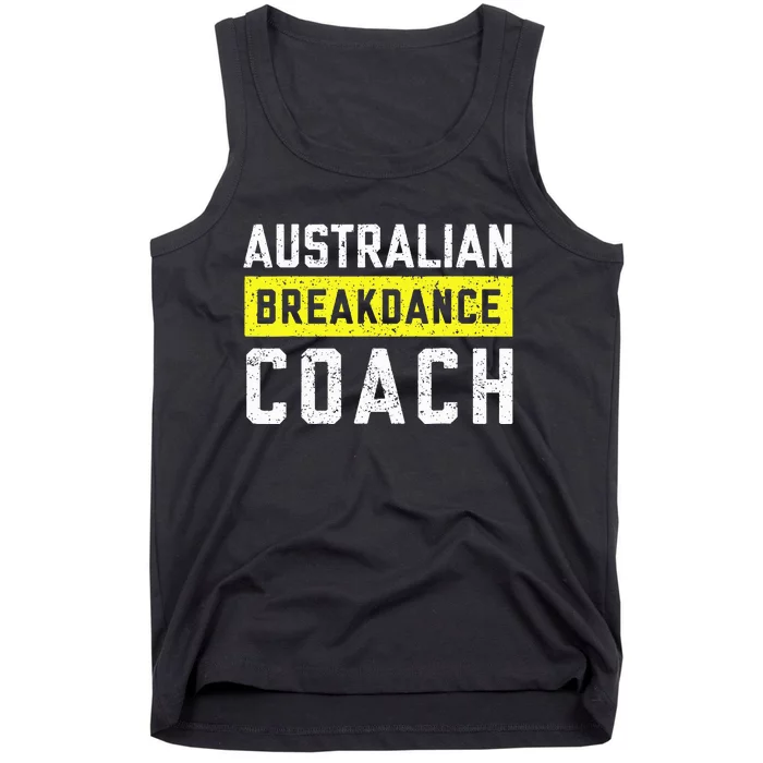 Australian Breakdancing Costume Coach Break Dancer Matching Tank Top