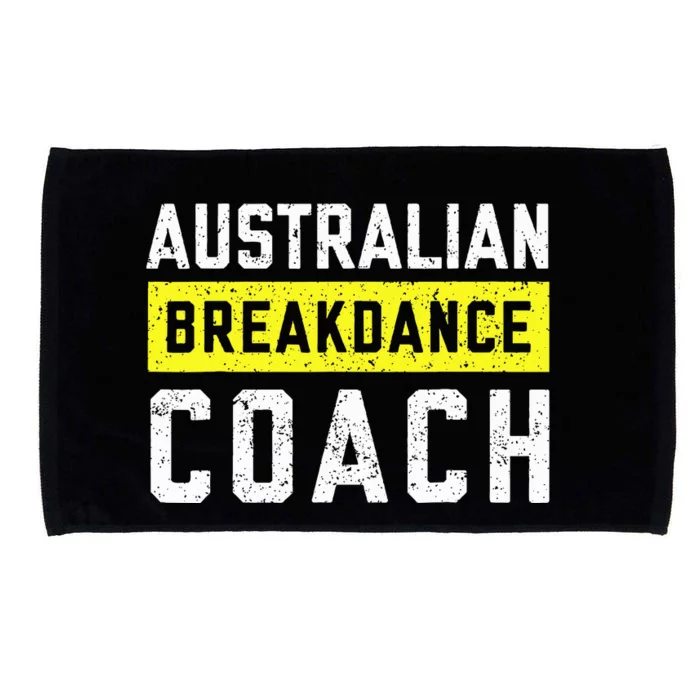 Australian Breakdancing Costume Coach Break Dancer Matching Microfiber Hand Towel