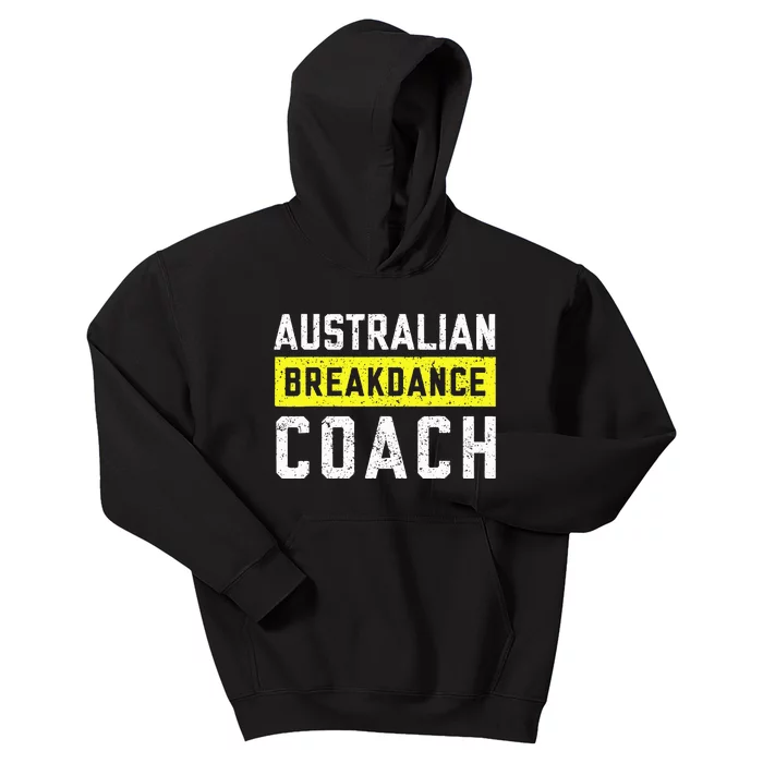 Australian Breakdancing Costume Coach Break Dancer Matching Kids Hoodie